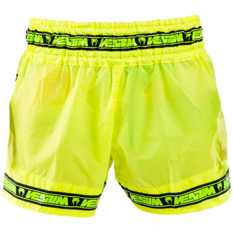 VENUM SHORT DE MUAY THAI VENUM GIANT noir/jaune fluo - KAMAH NUTRITION