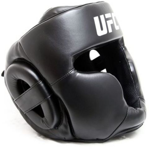 Casque de Boxe UFC en Cuir Renforcé - noir - myglove maroc