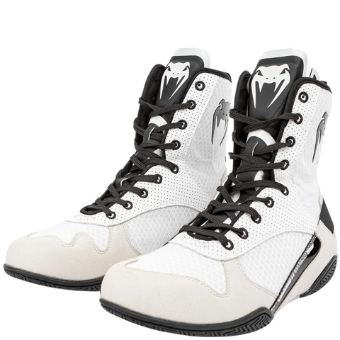 Chaussures de Boxe Venum Elite – Blanc/Noir