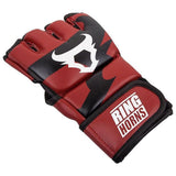  Entraînement MMA avec les Gants Ringhorns Charger Rouge - MyGlove Maroc