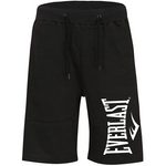 Short Everlast Clarendon Noir - Homme, Coupe Classique, Ceinture Élastique, Cordons de Serrage, Imprimé Everlast, Poches Latérales - myglove maroc