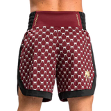 Short de boxe Venum Monogram - Noir/Bordeaux