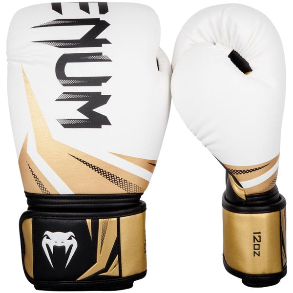 Gants De Boxe Venum Challenger 2.0 Blanc Or – Combat Arena