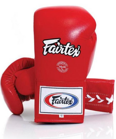 gants de boxe Fairtex a lactes rouge 8oz - Myglove Maroc