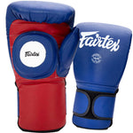 Gants de sparring Fairtex Coach BGV13 Bleu-Rouge