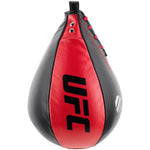 POIRE DE VITESSE UFC EN CUIR - 9"X6" - NOIR/ROUGE UFC au marocby myglove 