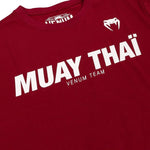 T-SHIRT VENUM MUAY THAI VT - BORDEAUX/NOIR SERIGRAPHIE