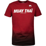 T-SHIRT VENUM MUAY THAI VT - BORDEAUX/NOIR VUE FACE