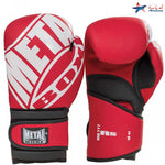 gants metal boxe rs rouge