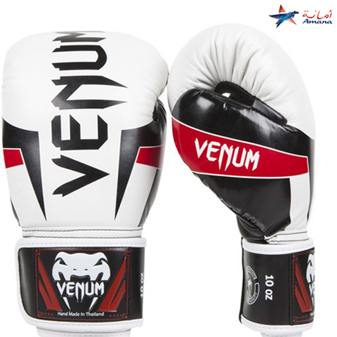 gants venum elite noir rouge blanc 