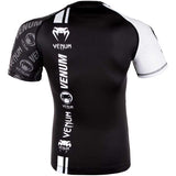 t-shirt compression vue arriere rashguard venum logo maches courte myglove maroc