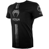 t shirt venum logo noir gris